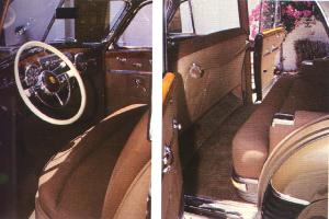 1941 Cadillac interior
