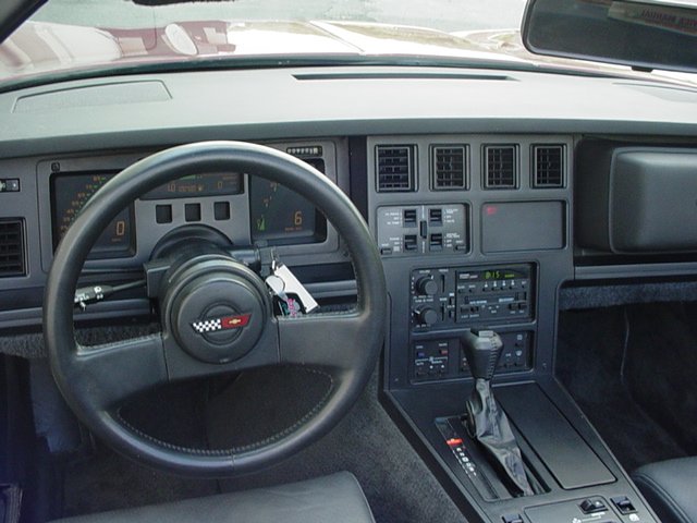 1987 Corvette Interior