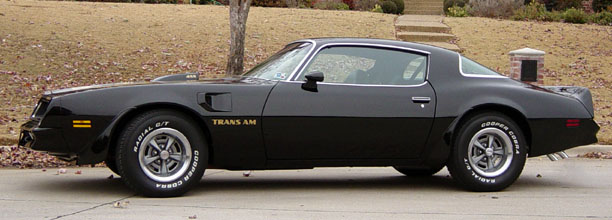 Black 1976 Trans Am