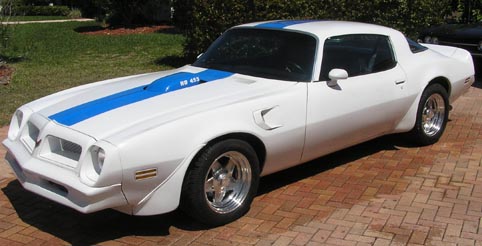 White 1976 Trans Am